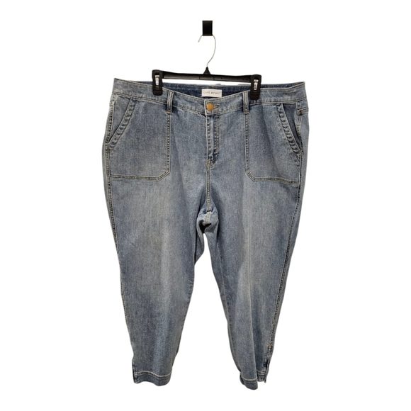 Lane Bryant Light Blue Ankle Jeans size 20 - Picture 1 of 4